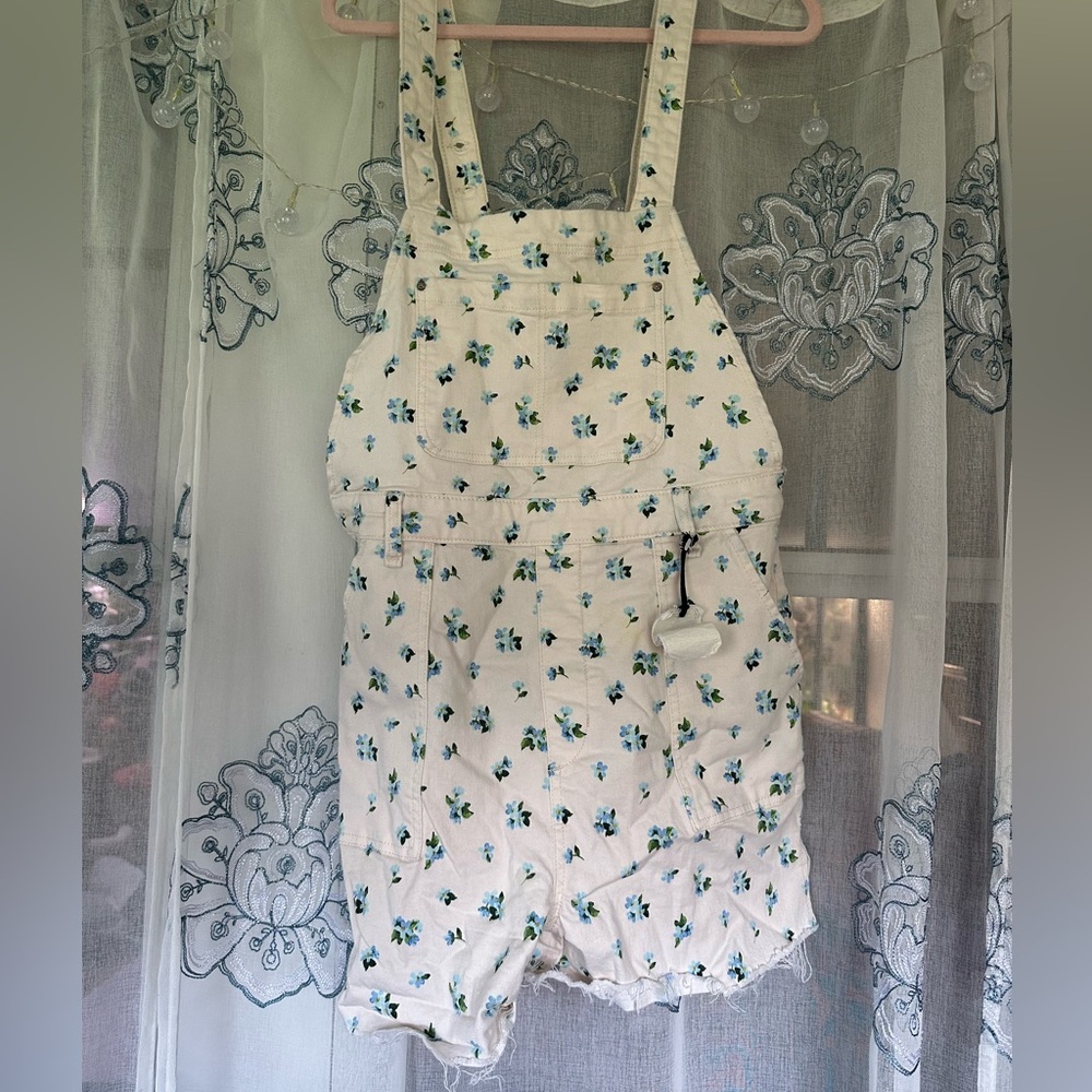 Floral Shortalls